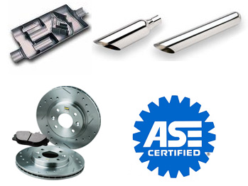 Mufflers, brakes, custom exhaust